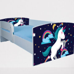 Pat Little Poney, cu protectie, 130×60 cm