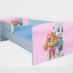Pat Paw Patrol Pink, cu protectie, 130×60 cm