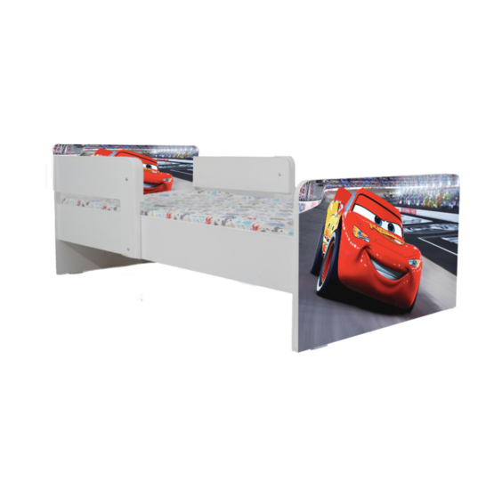 Pat Cars 2, cu dubla protectie, 130×60 cm