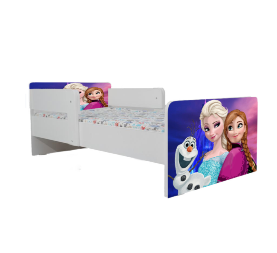 Pat Frozen 3, cu dubla protectie, 160×80 cm