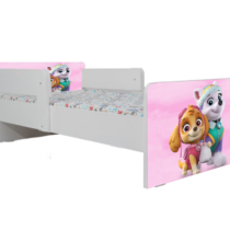 Pat Paw Patrol Pink, cu dubla protectie, 130×60 cm