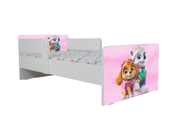 Pat Paw Patrol Pink, cu dubla protectie, 130×60 cm