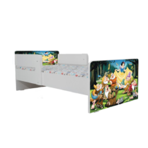 Pat Alba ca Zapada, cu dubla protectie, 130×60 cm