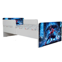 Pat Spiderman Venom, cu dubla protectie, 160×80 cm