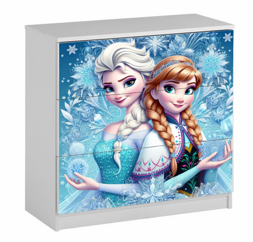 Comodă Ana si Elsa Snow