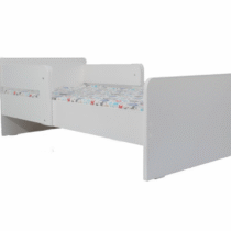 Pat Alb, dubla protectie, 130×60 cm